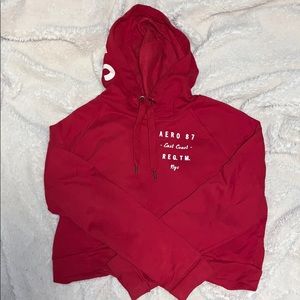 aeropostale cropped hoodie